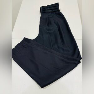Melrose Options Black Women’s Trousers With A Rigid Pleated Waistband Sz‎ 12